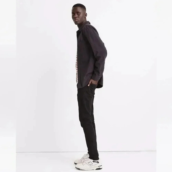 Madewell Slim Jeans: COOLMAX Denim Bainhart Black 40x32 NWT - Picture 3 of 11